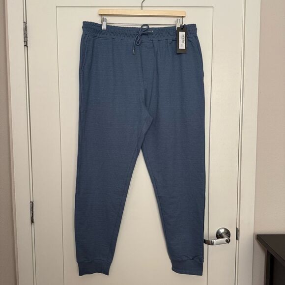 Slate & Stone Sweatpants Joggers Mens XL Blue Pull On Athleisure Lounge Workout - Picture 1 of 14